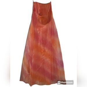 ZUM ZUM by Niki Livas Pink/Orange Embellished Dress Sz 5/6